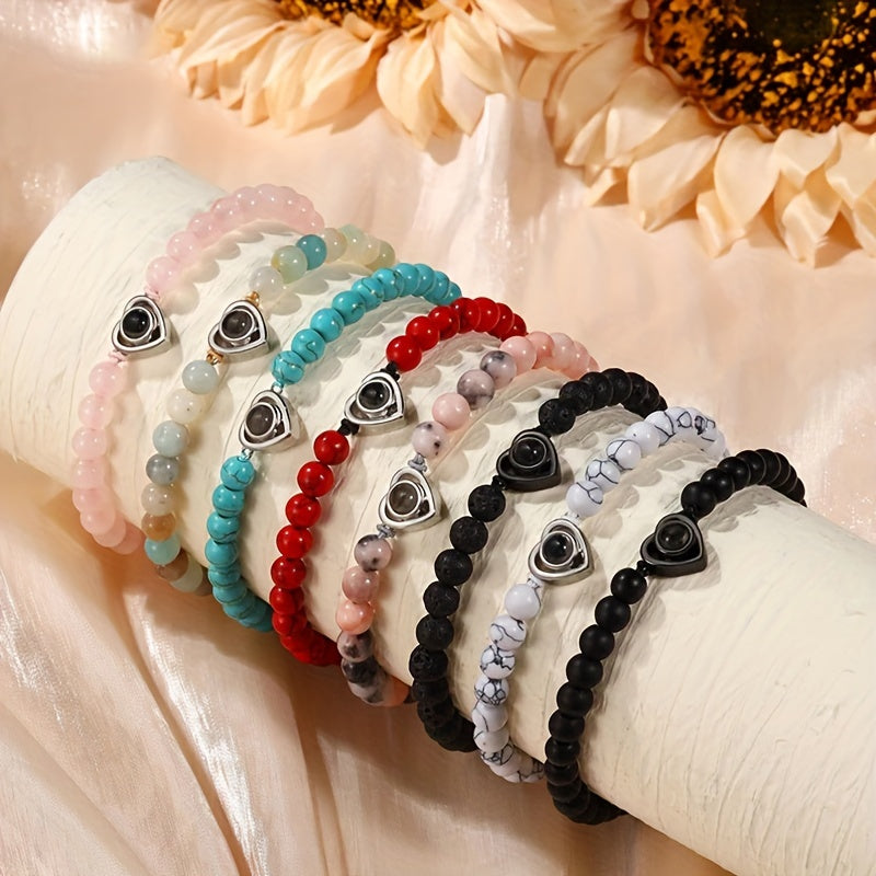 Bracelet Projection – Cadeau Saint-Valentin - Projetez une Image Unique